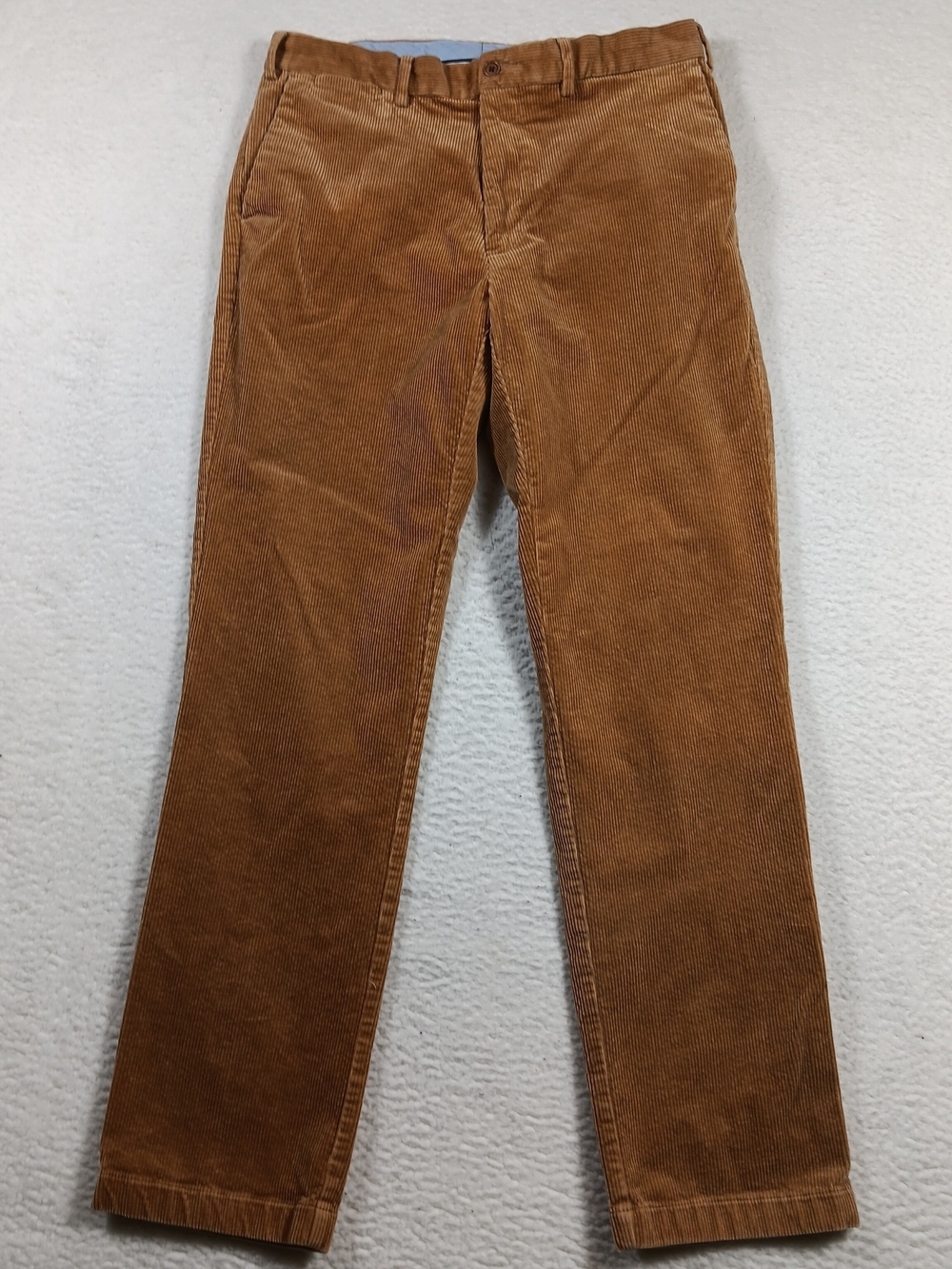 Polo Ralph Lauren Pants Mens 36x34 (32x32) Tan Corduroy Classic Fit Chino
